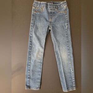 Levi's Kids (Girls) Blue Jeans Legging With Elastic Waist Band Size:6 REG